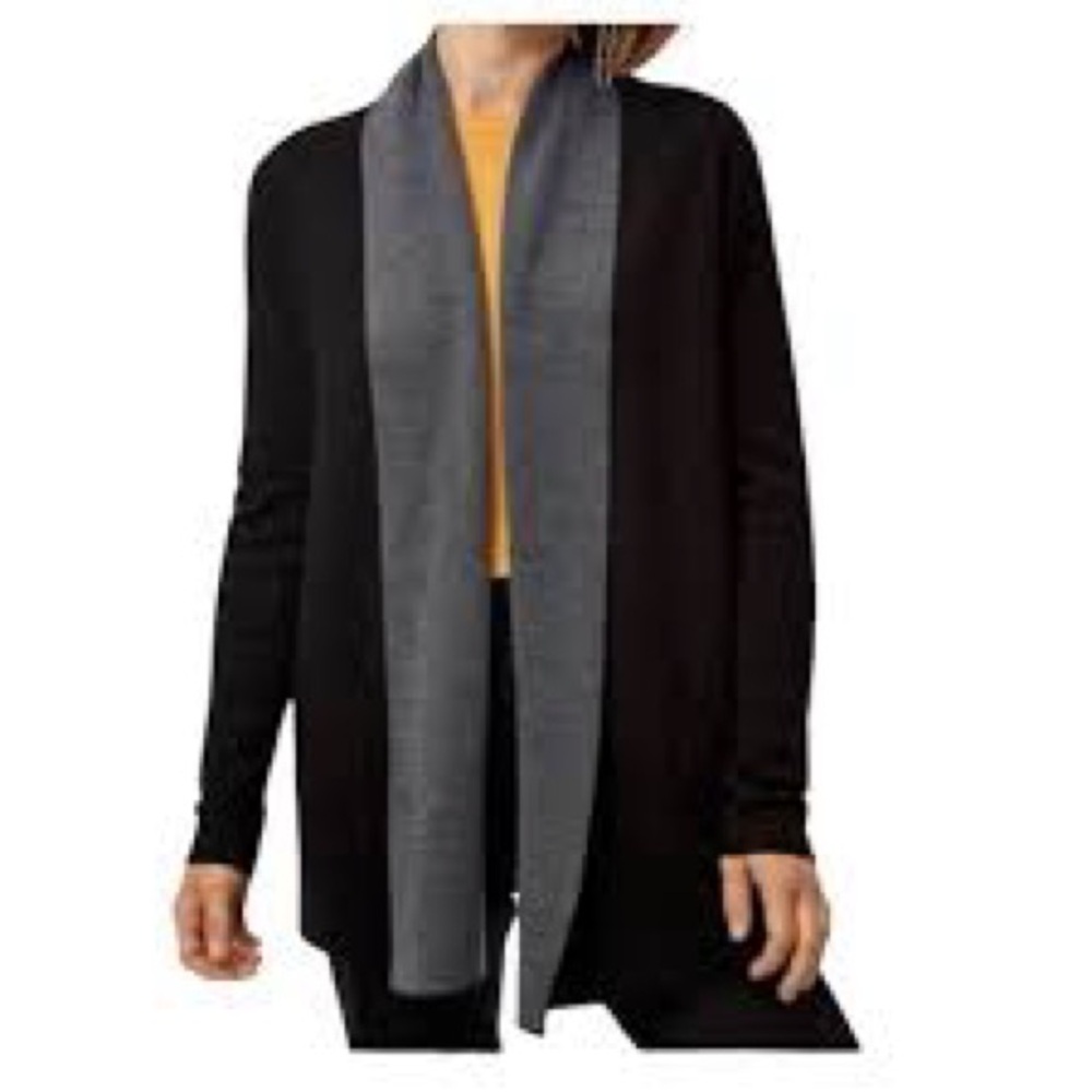 Aritzia Babaton Brennan Merino Wool Open Front Cardigan